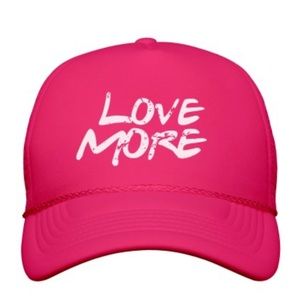 Love More Trucker Snap Back hat NWT